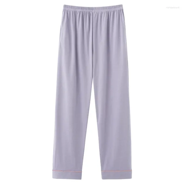 Calça de sono feminina feminina calça de sono outono calça longa estilo japonês estilo elástico simples e elástico casual feminino de fundo m-4xl