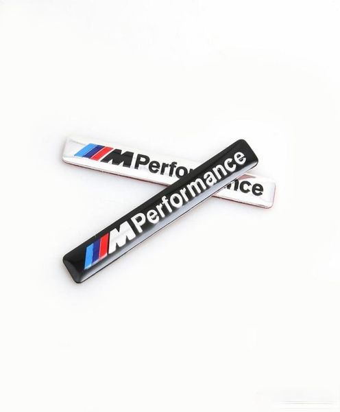 M Performance M Power 85x12mm Motorsportmetall -Logo -Autoaufkleber Aluminium Emblem Grill Abzeichen für BMW E34 E36 E39 E53 E60 E90 F103364730