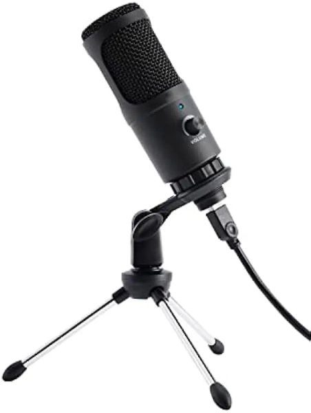 Mikrofone Metallkondensator -Aufnahmemikrofon für Laptop -Mac oder Windows Cardioid Studio -Aufnahmegesang, Voice Overs, Streaming -Sendung