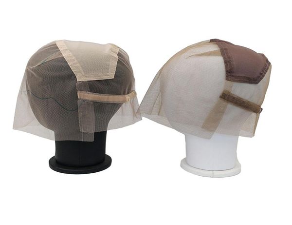 Cappello per pari in pizzo svizzero completo per creare parrucche a pizzo completo con cinturino regolabile personalizzato il tuo stile HIALNET8104093