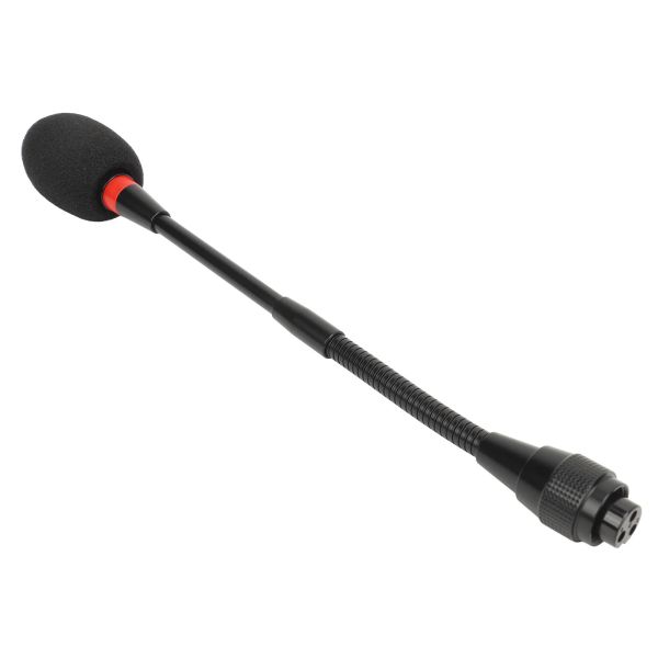 Mikrofone 25 cm professionelles Schwule Mikrofon 3Pin Flexibler Desktop -Schwächer -Kondensatormikrofon für Meetingskonferenzen Vorlesungen