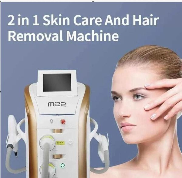 2024 NOVO OPT IPL IPL Laser Remoção de cabelo Máquina de laser SkinRejuvation Remoção de pigmentos YAG Remoção de pêlos de rejuveração de tatuagens Remoção de tatuagens beleza mChine