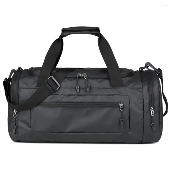 Duffel -Taschen Männer Sportgepäckbeutel Griff mit Schuhfach und nassem Pocket Weekend Gymnastik zum Camping/Trekking/Wandern/Reisen