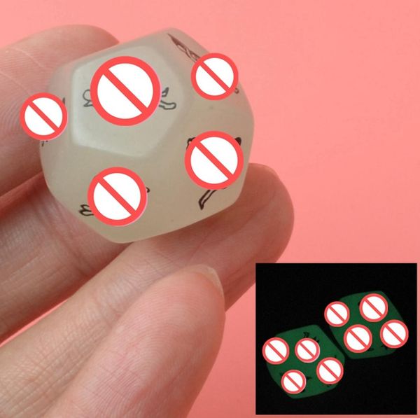 Accessori esotici BDSM Dice di schiavitù Posizioni amore Craps Erotic pipa per adulti giocattoli sessuali per coppie Noctilucenti coppie da dadi giochi 66660845