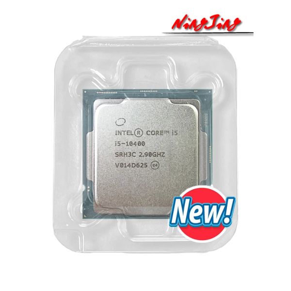 CPUS Intel Core i510400 Novo I5 10400 2,9 GHz Sixcore TWEETHRAD CPU Processador L2 = 1,5m L3 = 12m 65W LGA 1200 Novo, mas sem ventilador