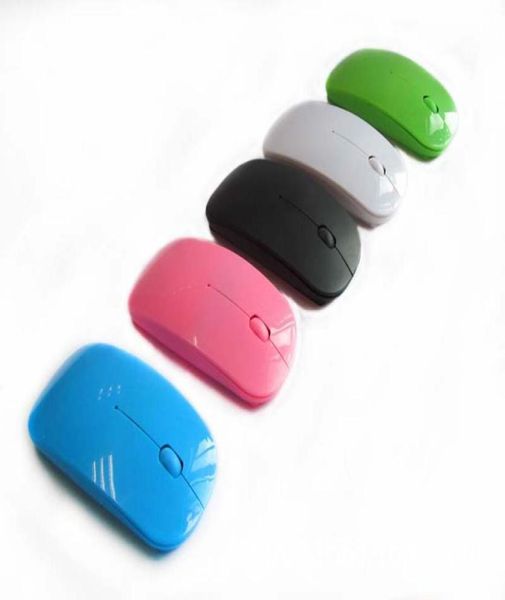 Regalo in contanti di fabbrica 24 g wireless Mouse Optical Ultratina Wireless Mouse Bluetooth Mouse USB Ricevitore7163211