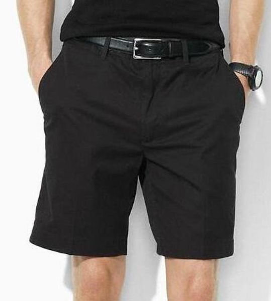 Summer homens pólo shorts casuais algodão impressão de cavalo grande moda meninos golfe calça curta