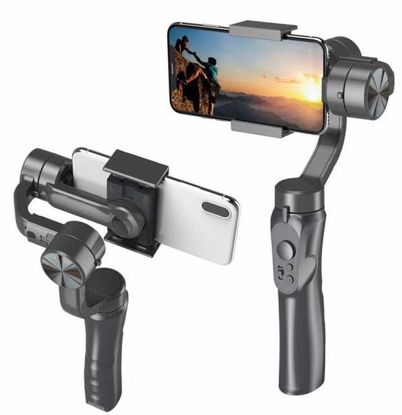 3axis handheld Gimbal Stabilizer Telefone celular Câmera PTZ Antishake Girosco de vídeo Câmera de vídeo Estabilizador eletrônico Smartphone