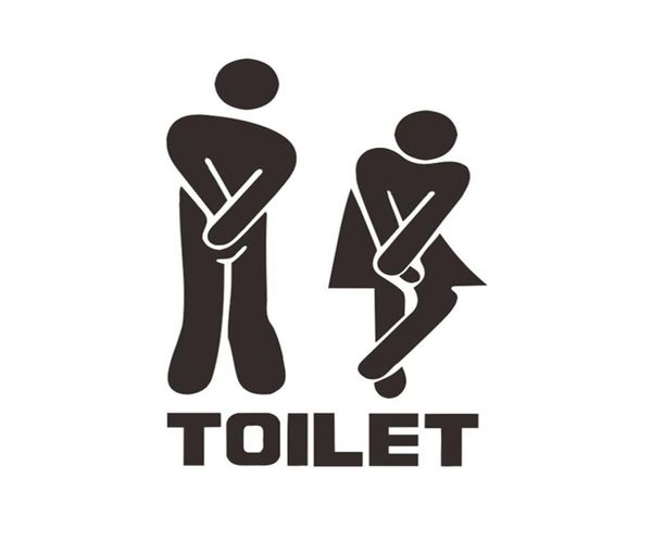 Komik Banyo Giriş İşareti Evi Cafe El Tuvalet Kapısı Dekor3306623