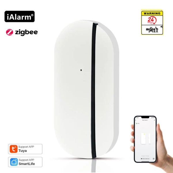 Rilector Iialarm tuya Zigbee Linking Finestra Sensore della porta aperta Rilevatori chiusi Protezione Sicurezza Smart Life Control