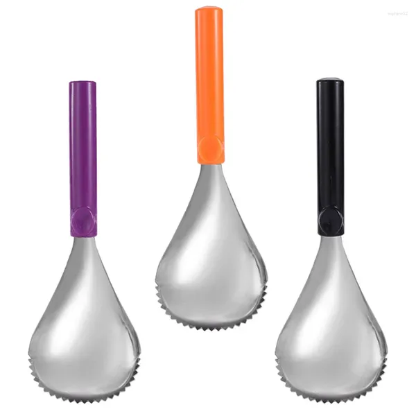 Conjuntos de utensílios de jantar 3 PCs Ferramentas manuais Removedor de abóbora Scop cozinha Removes de núcleo de aço inoxidável Removendo CORERS