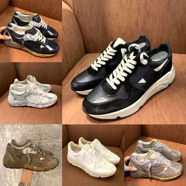 Mannschuhe lässige Sneaker Papa Super Star Designer Golden Schuhe Frauen Italien PECING Klassische Weiße weiße dreckige Männer Schnürung Frau Mann Runningschuhe Basketballschuhe