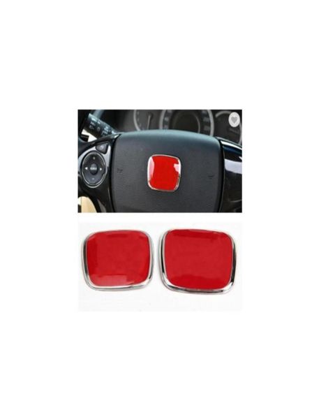 H Auto Auto Sterzo del volante Emblema Badges Simboli adesivi Cover Blue Blue Red Blackred All CARS6974883