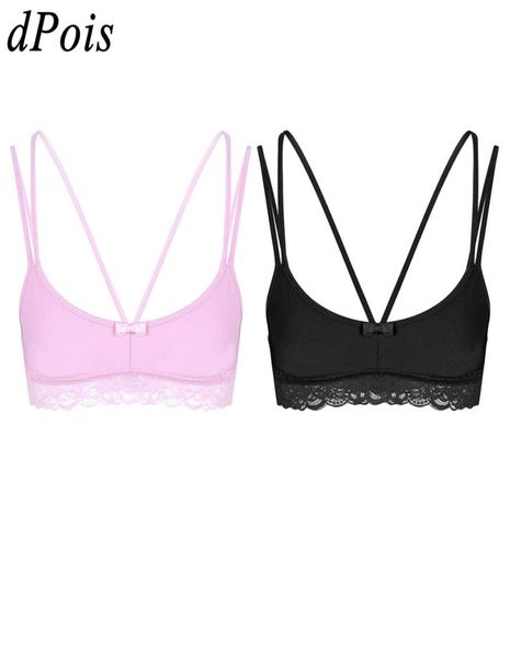 New Arrival Men reggiseno top top sexy bikini top plus size da uomo gay liscia in pizzo linga femminuccia sissy bralette con doppia spalla cinghie5565063