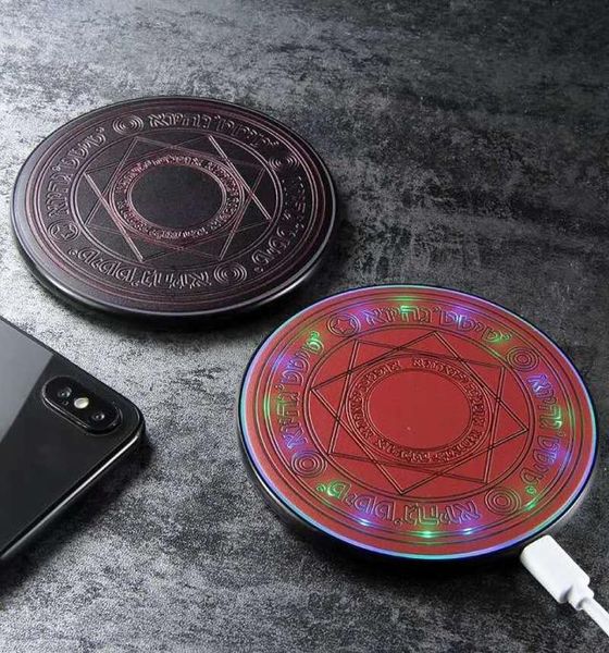 10W75W5W carregador sem fio qi para iPhone x xr xs Max Glass Fast Wirless Wireless Charging Pad para Samsung Note 9 8 Xiaomi Mix 39435451