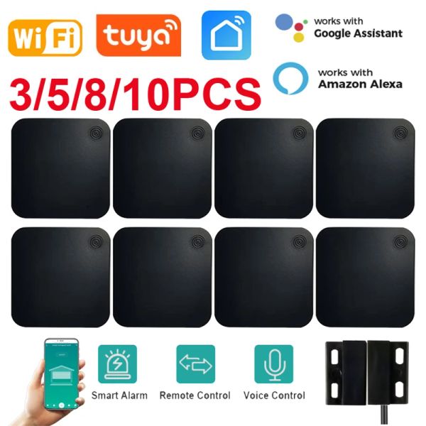 Controle Tuya Smart Garage Door Opener Controller Wi -Fi Bluetooth sem fio Switch Remote via SmartLife App Controle de voz Alexa Google Home