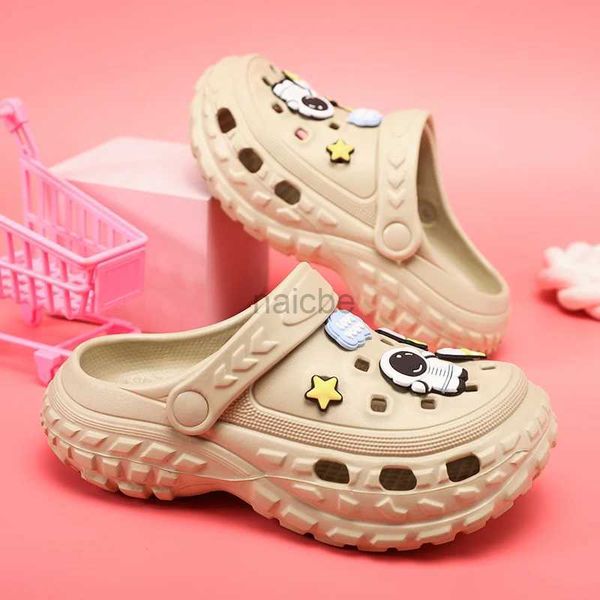 Slipper Luxury Kids Sandals Summer Boy Girls обувь мультфильм пляж Slipper Slide Slides Casual Sports Those for Boy Girl Slipper 2449