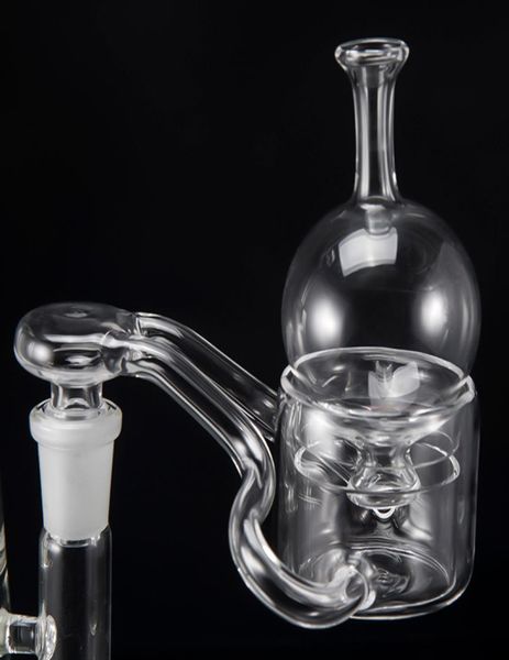 Xxxxxl quartzo térmico Banger 50mm Big Bowl Tubo duplo fumaça unha Limpa junta de 90 graus para Bongs9325422