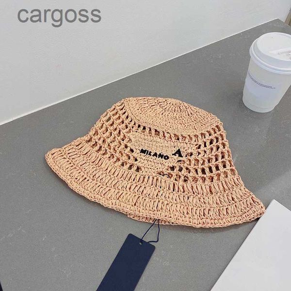 Designer di lusso Cappello Bucket Paglie di alta qualità Lettere di alta qualità Stampa European American Travel Cap Fashion and Leisure 1N7N
