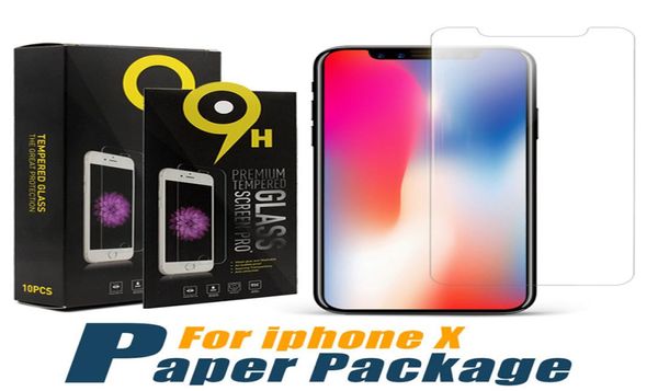 Запорочное стекло для iPhone 14 13 12 Pro Max 7 8 плюс XR XS Max Screen Protector 25D 033 мм защищает пленку для Samsung Huawei Xiaomi 3070362