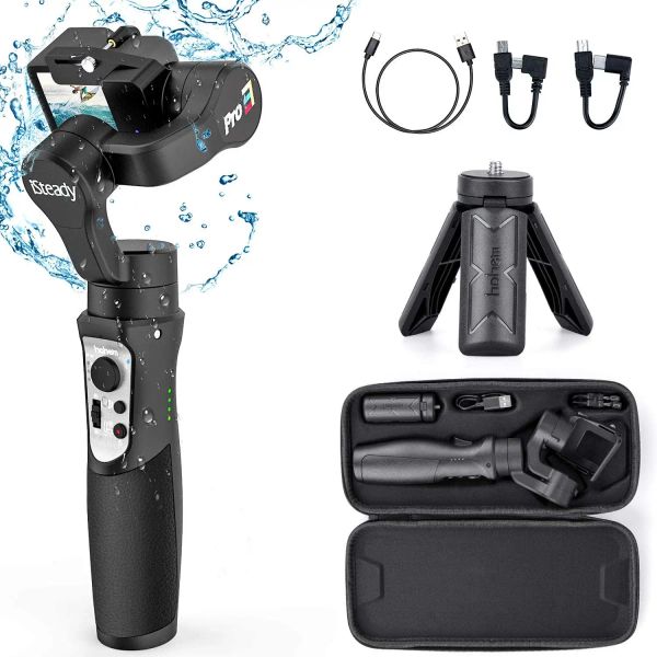 Gimbal Hohem Iteady Pro 3 3AXIS Splash Proof Handheld Gimble für GoPro Hero 8 7/6/5/4/3 DJI Osmo Action SJCAM YI CAMM Actionkamera