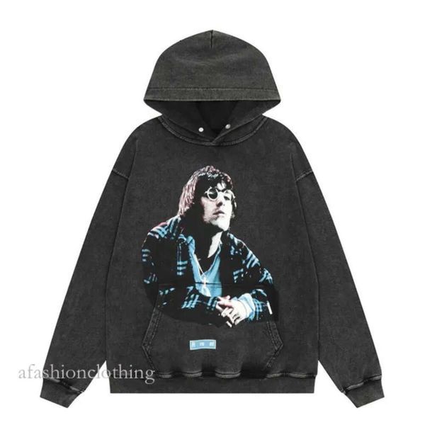 Männer Hoodie Größe S-2xl Designer Repräsentation Buchstaben Print Blue Black White Streetwear Männer wilde High Street Repräsentant Hoodie Top Casual High Quality 946