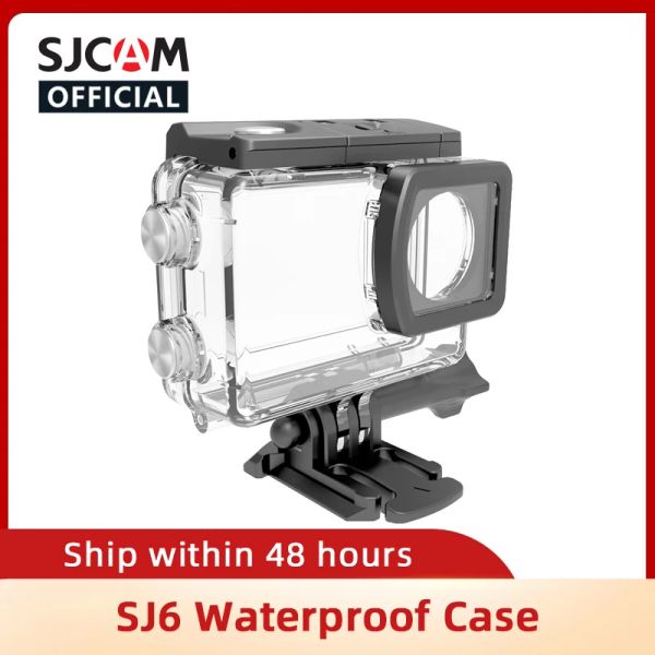 Caseras SJ6 Case à prova d'água Habitação subaquática 30m Diving para SJCAM SJ6 Legend Sports Action Camera Acessórios SJCAM