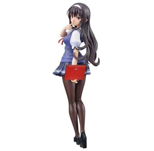 Япония аниме Saenai Heroine No Sodatekata Kasumigaoka Utaha фигура Сексуальная фигура PVC Аниме -фигура Модель модели игрушек X05039703108