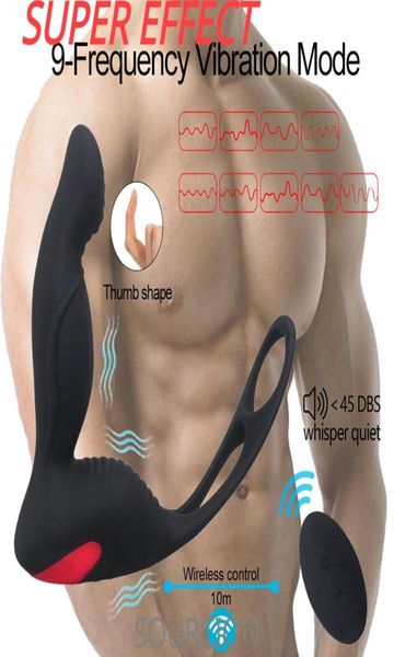 Giocattoli sessuali stimolatori per massaggiatore vibratore maschile per un paio di uomini gay adulti sexshop masturbatore strapon vibratori anali plug248288697