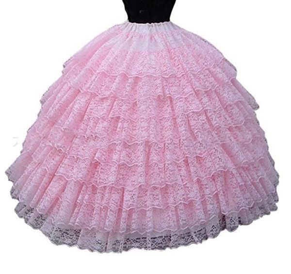 2018 Neuankömmlinge häkierte Braut Petticoat Ballkleid Brautkleider Petticoats Sechs Crinolinrock unter Brautkleidern High Quali9249672