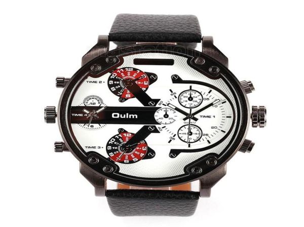 Chegadas de moda Time Limited Wholes OUlM European Market Watch Radium Wristwatch Coreia Hiphop Time Dual Time Mens Outdo