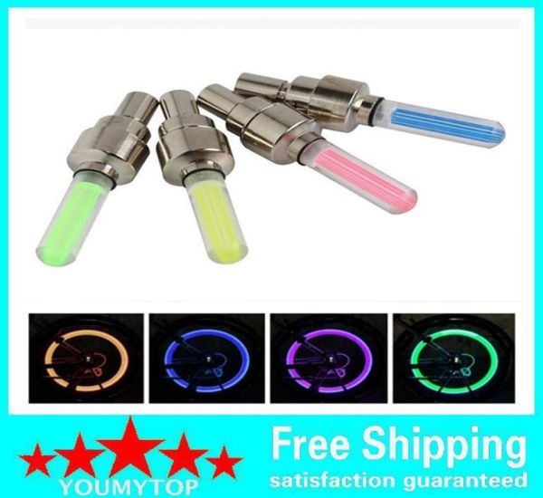 500pcslot Firefly Spoke Spoke LED -Radventilstamm -Kappe Reifenbewegung Neon Lichtlampe für Fahrradfahrradauto -Motorrad, die von YouMytop2082959 verkauft werden