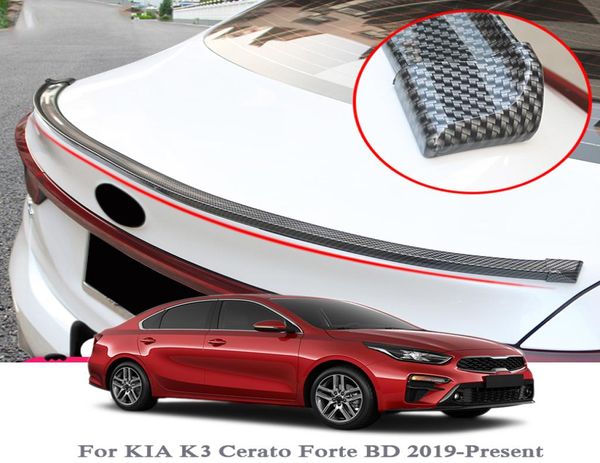Araba Styling 5D Karbon Fiber Spoiler Styling DIY Refit Spoiler Honda Kia K3 Hyundai Opel Mazda Ford Skoda6940342