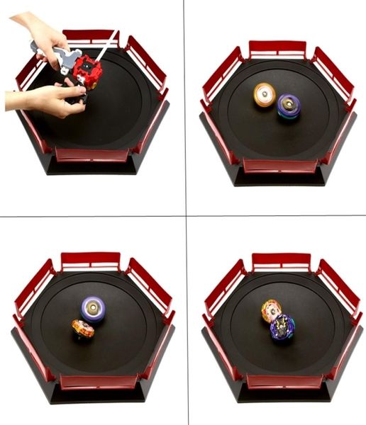 Arena Beyblades Stadium Hediyesi Çocuklar İçin Hediye Orijinal Gyro Bey Blades Bıçaklar Başlatıcı Dönen Üst Oyuncaklar Kız 2108034521253