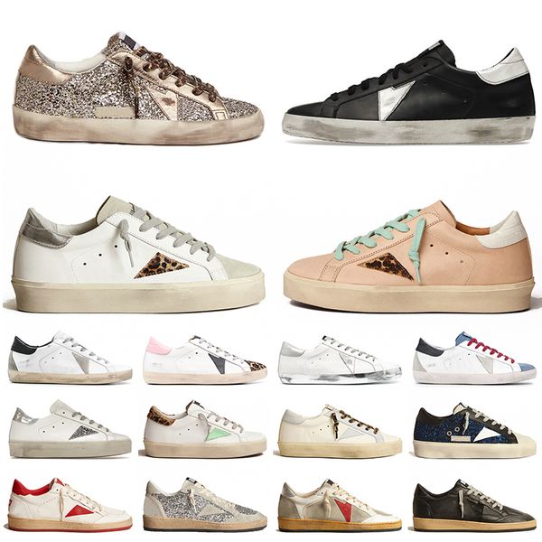 Golden Goose Sneakers Italy Brand Superstar Do old Dirty Low Top Dhgate Gerçek deri, erkek tasarımcı, beyaz ayakkabı, kalın ayakkabı, oyuncu, düz spor ayakkabısı