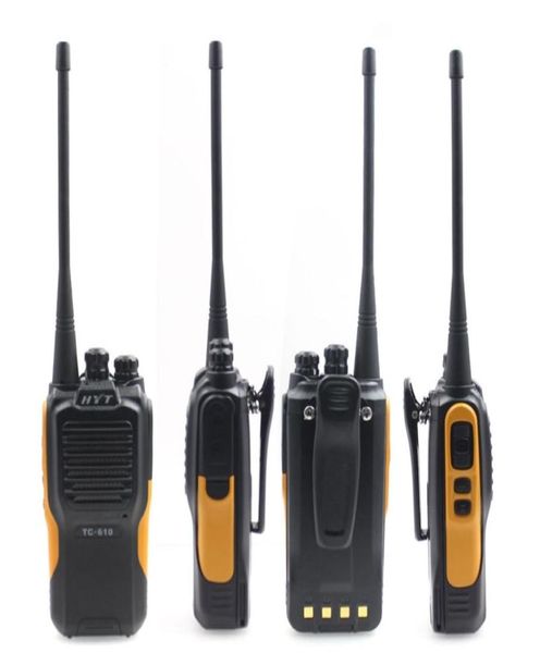 HYT TC610 5W Radio Walkie Talkie a due vie portatile 1200Mah Batteria standard Radio a due vie 2108176935113