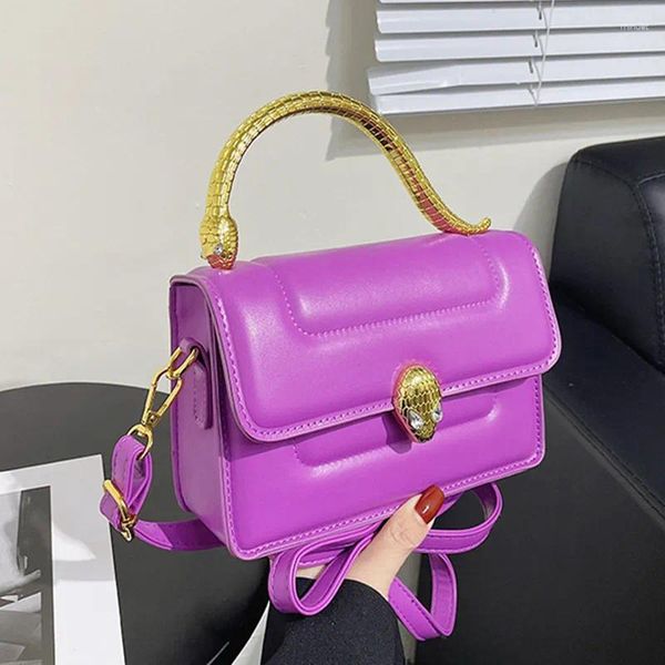 Bolsas de ombro PU Bag de couro para mulheres 2024 Luxo de luxo simples Crossbody Design Ladie Design Fashion Bolsa e bolsas