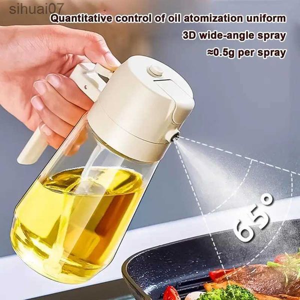 Altro bottiglia spray per olio da pranzo da cucina da cucina 470 ml alte borosilicato in vetro distributore di olio d'olio d'olio per cottura insalata fritta Sir YQ2400408