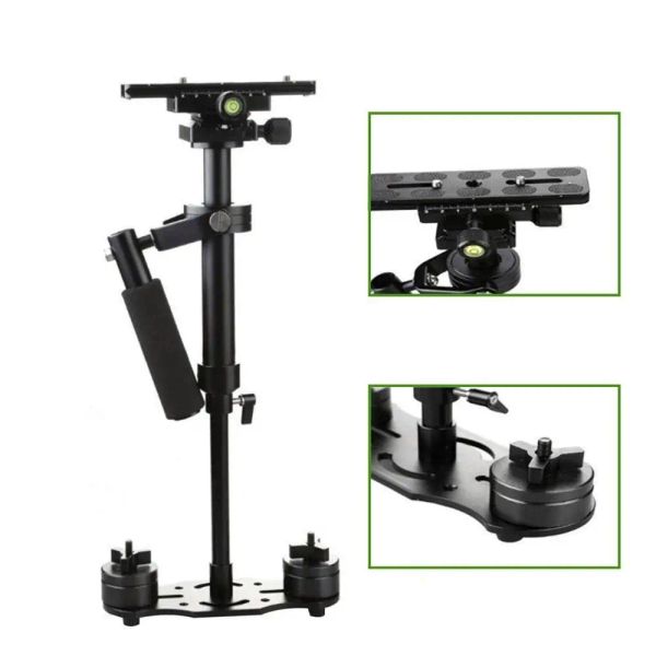 Gimbal S40 Steadycam Escalável Fibra de carbono Estabilizador de mão Steadicam para Canon Nikon Sony DSLR Câmera de câmera compacta