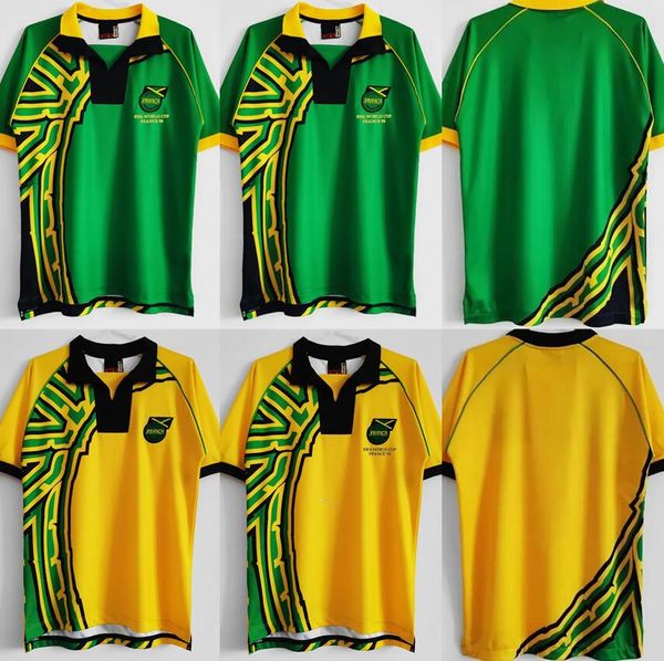 1998 Jamaica Retro Soccer Maglie Reggae Boyz Gardner Sinclair Brown Simpson Cargill Whitmore Earle Powell Gayle Maillots De Football Jersey