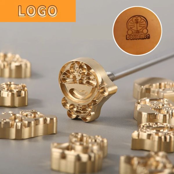 Alben benutzerdefinierte Branding Iron Stamp M8 Leder Holz Kuchen Private Messing Branding Iron Seals Hochzeitsfeier DIY