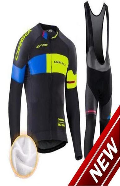 2021 Orbea Bisiklet Forması Bisiklet Seti Kış Termal Polar Uzun Kollu Yarış MTB Suit Maillot Bisiklet Giyim Ropa Ciclismo Spor1929655