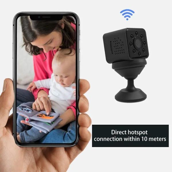 Камеры Действие Камера Ultra HD 1080p 30fps Mini Camera Hotspot Wi -Fi Внешний водонепроницаемый IP67 Беспроводной безопасности.