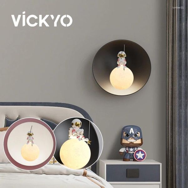 Wandlampe Vickyo moderne LED -Innenausstattung kreative Lampen Nachtleuchte für Kinderzimmer Dekoration lebendiges Schlafzimmer