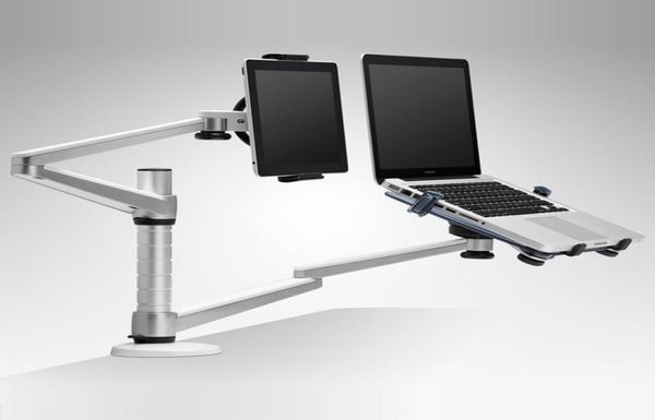 Dizüstü bilgisayar 360 Taşınabilir Stand Dizüstü Bilgisayar Ayakta Tablo Alüminyum Alaşım Dizüstü Bilgisayar Katlanabilir Lapdesks Tablet Stand Lapdesks Dizüstü Bilgisayar STA2688621