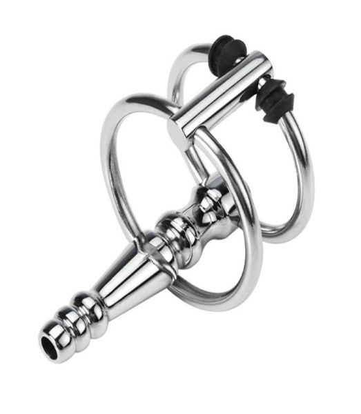 Anéis de galo uretra dilator metal plug plugue brinquedos adultos eróticos para homens sons sons aço inoxidável uretração haste pênis insertos6482787