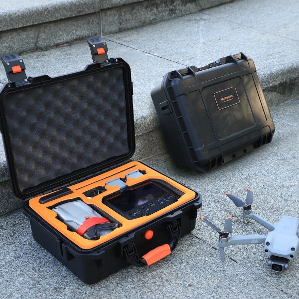 Adapter DJI Air 2S/Mavic Air2 Hartschale wasserdichte Antidrad -Sicherheitsbox für Mavic Air2 Tragbarer Koffer -Lagerbeutel Drohnenzubehör