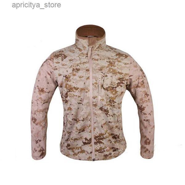 Jackets ao ar livre moletons emergonear corpica tática combate jaqueta deserta casaco de calor Airsoft esportes comuta caminhada ao ar livre ciclismo em6783 l48