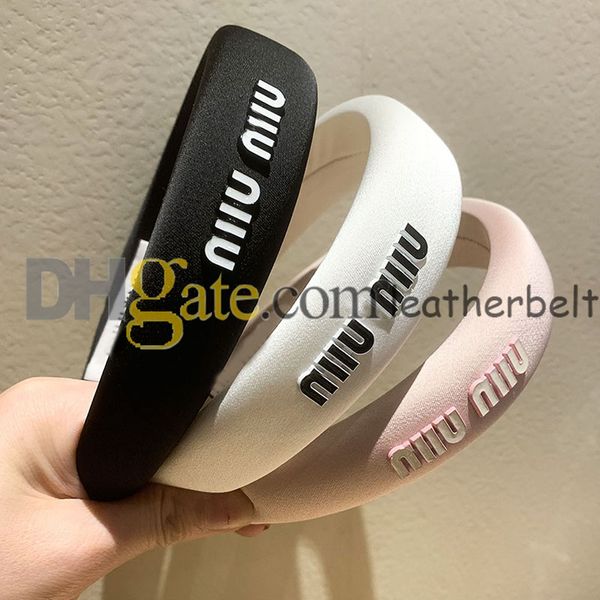 Luxury Sponge Headsbands Women Girl Letter Bande per capelli ad alto elastico Sport Fitness Head Bandel Valentino con scatola