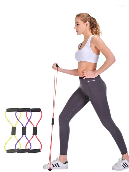 Bandas de resistência Equipamento de fitness Exercício Elastic Pull Rope Yoga Gym Women Home Bodybuilding Training Sports Tension